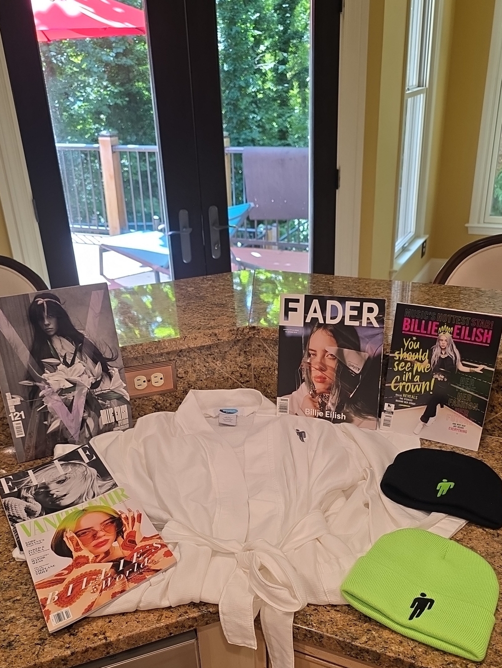 Billie Eilish Rare Blohsh Robe And Merch Bundle